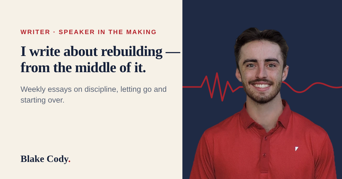 Blake Cody — Aligned & Writing